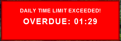 Süre Bitti Uyarısı